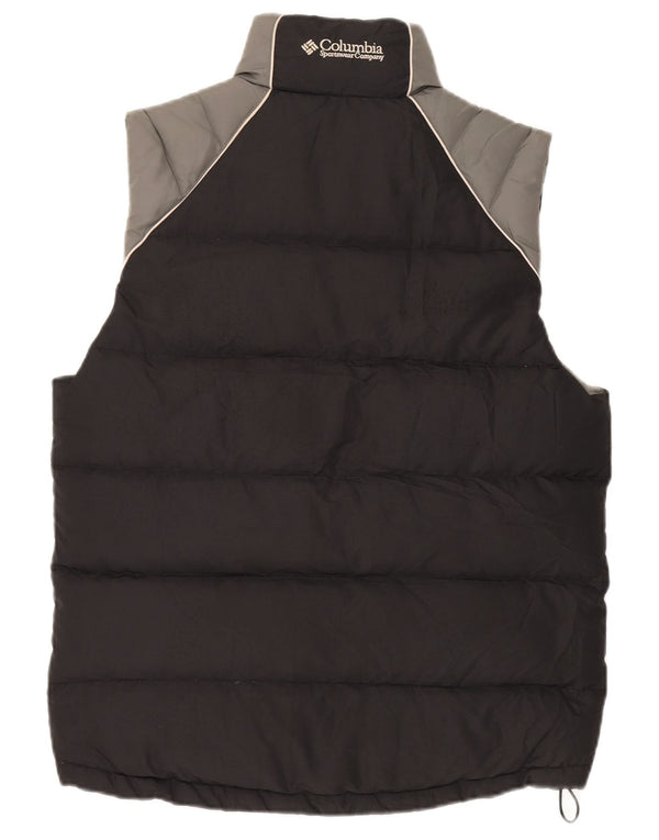 Columbia Gilet rembourré pour homme UK 36 Small Noir Colorblock Polyester Sports