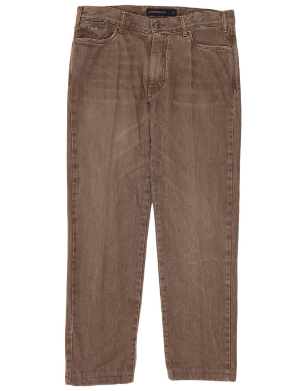 Harmont & Blaine Jean droit pour homme W36 L30 Coton marron