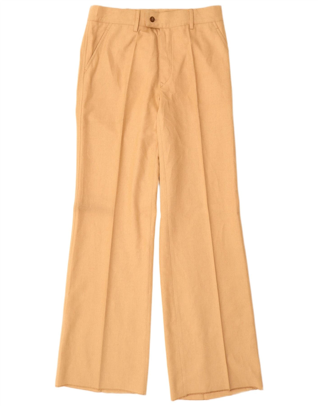 VINTAGE Ensemble 2 pièces pour femme UK 12 Medium W28 L34 Beige