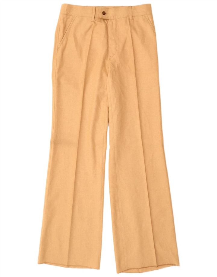 VINTAGE Ensemble 2 pièces pour femme UK 12 Medium W28 L34 Beige