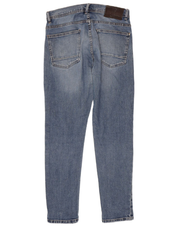 Zara Jean skinny pour homme EU 42 Large W32 L30 Bleu
