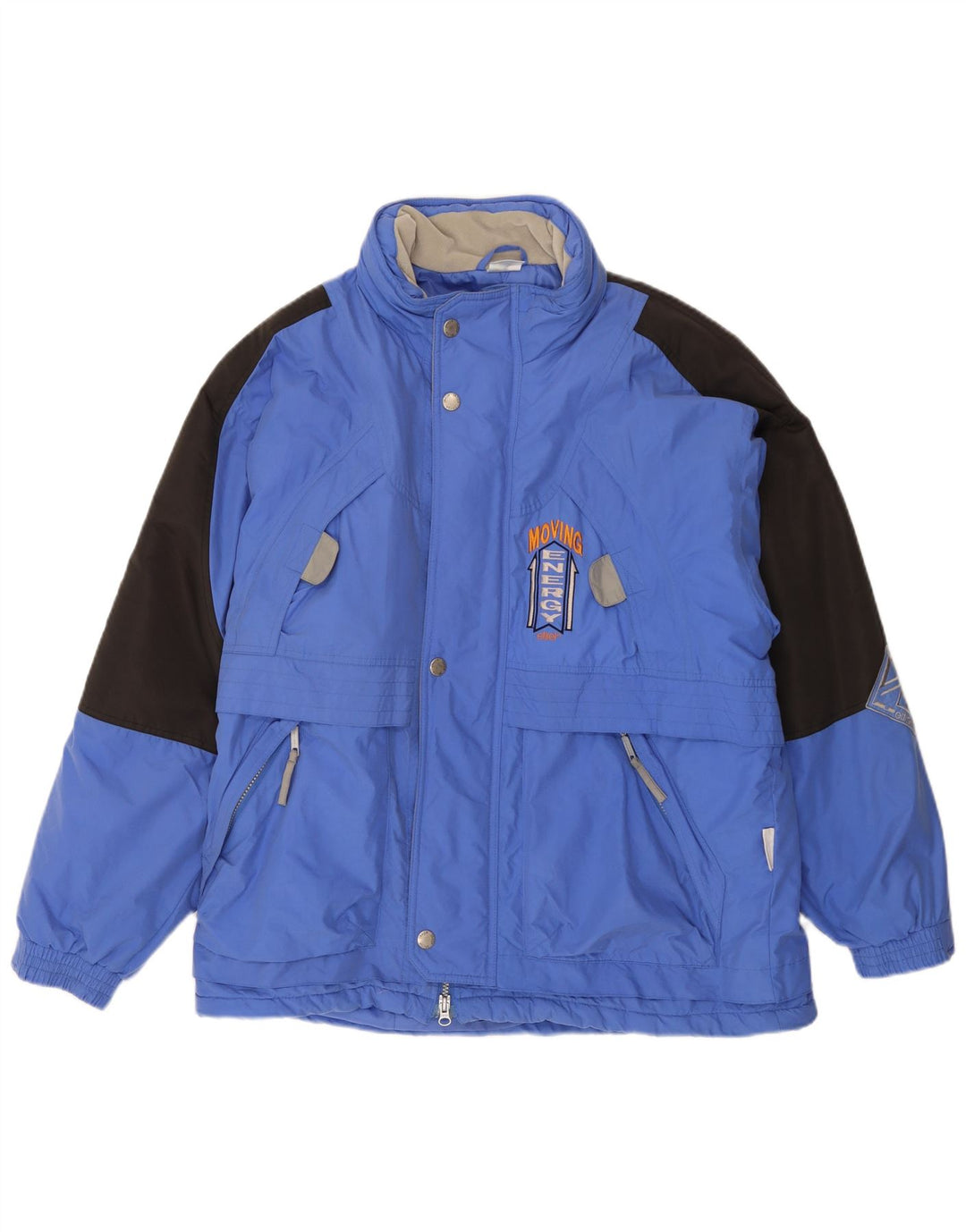 ETIREL Veste de ski pour homme UK 40 Large Bleu Colorblock Nylon