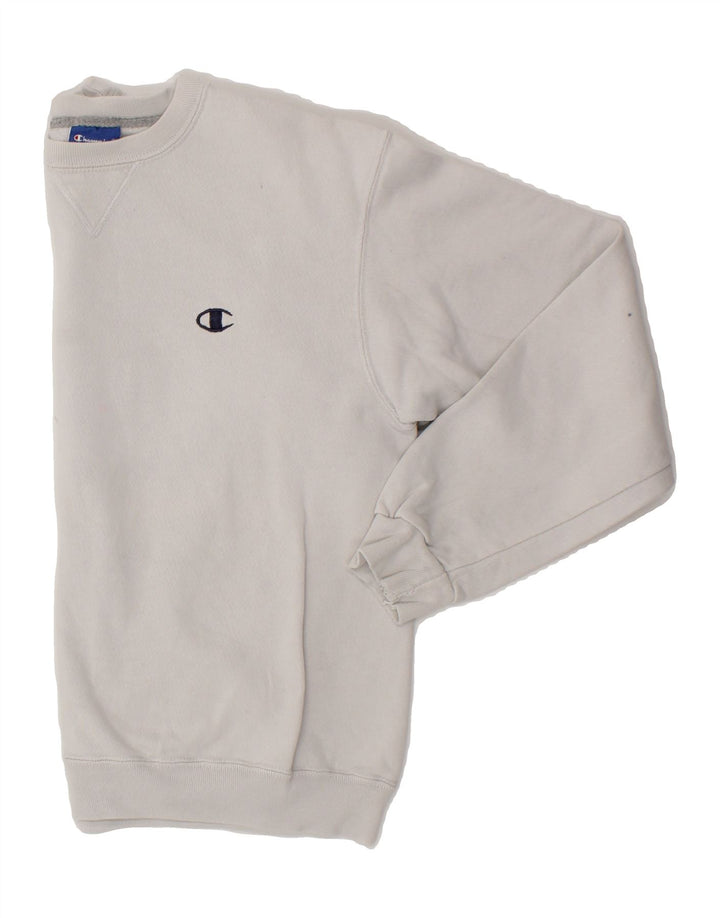 CHAMPION Mens Sweatshirt Jumper Small White Vintage Champion and Second-Hand Champion from Messina Hembry 