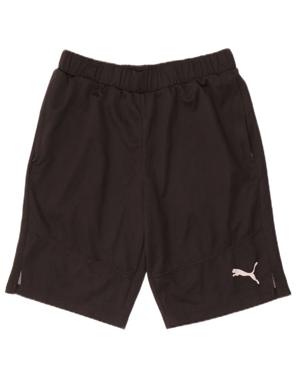 Puma Short de Sport Homme Noir Moyen Polyester