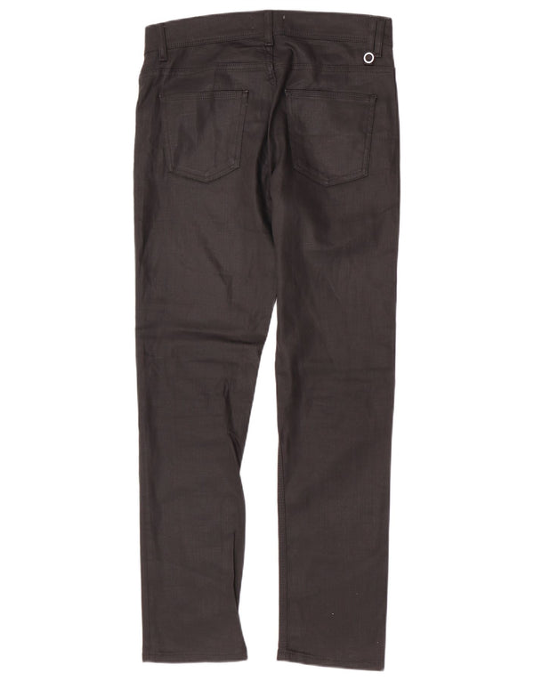 Zara Pantalon décontracté slim pour homme EU 38 Small W30 L30 Coton noir