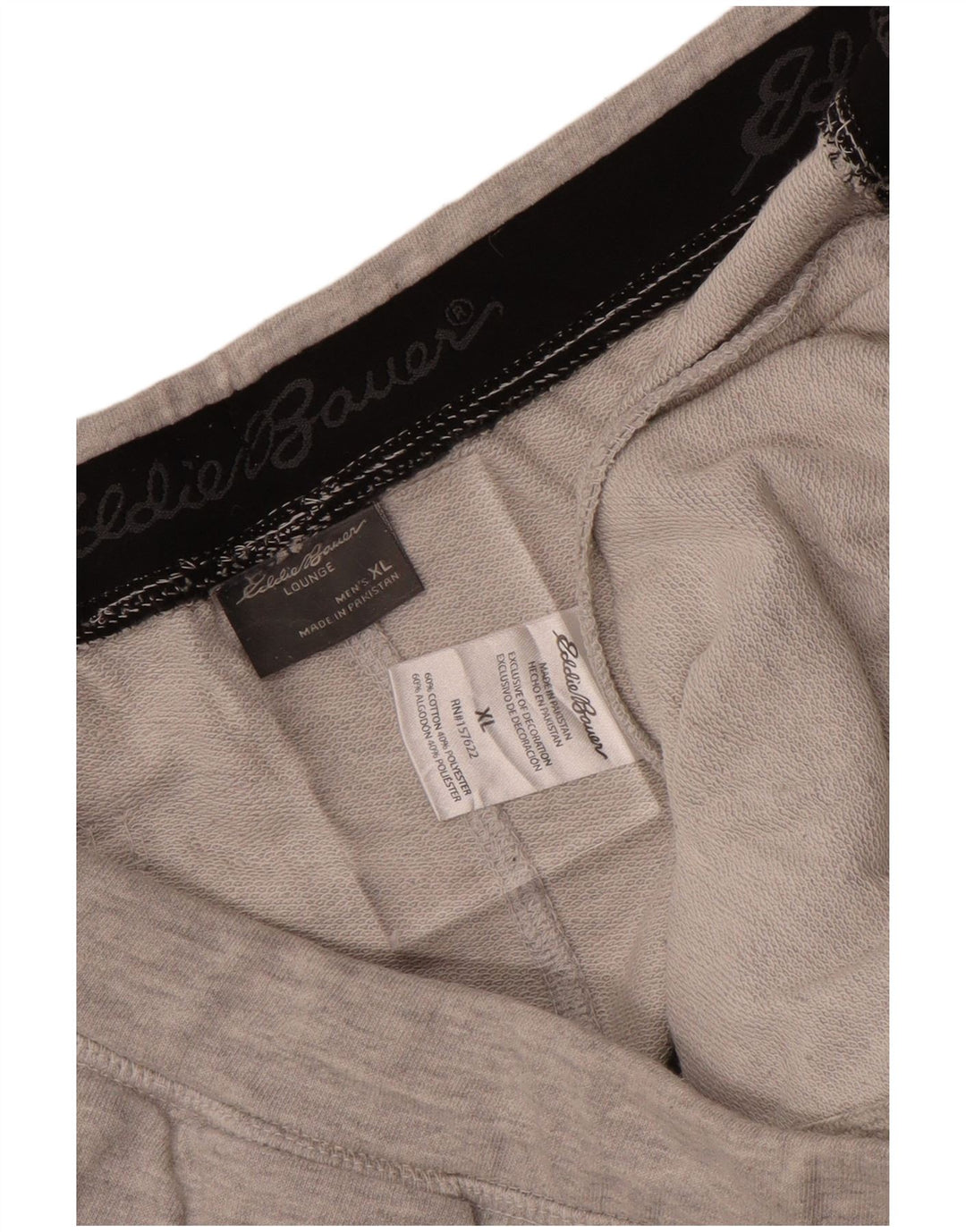 Eddie Bauer Short de sport pour homme XL en coton gris