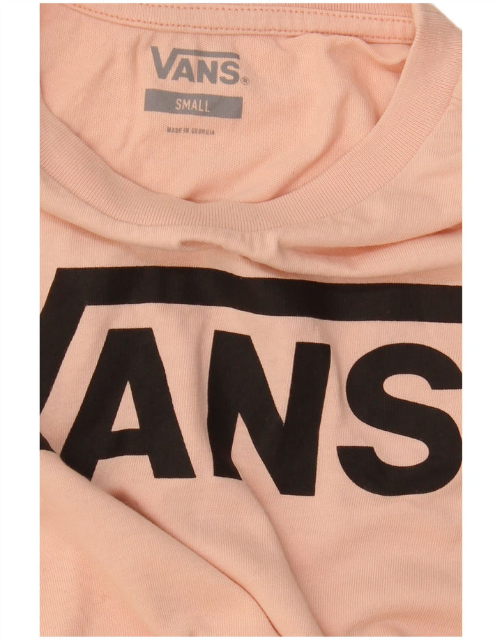 Vans T-shirt graphique pour femme UK 10 Small Rose