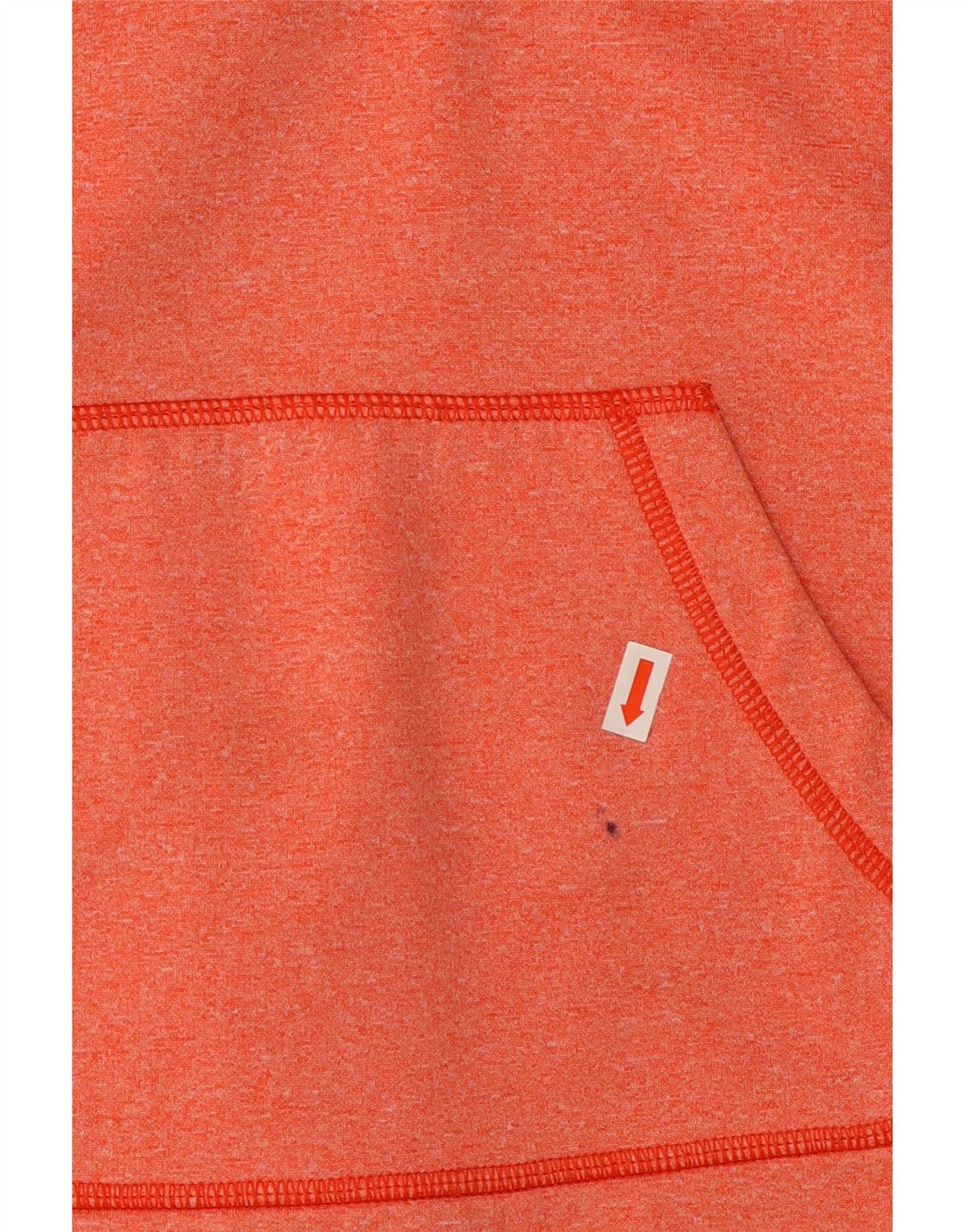 THE NORTH FACE Pull à capuche graphique pour femme UK 14 Large Orange Polyester