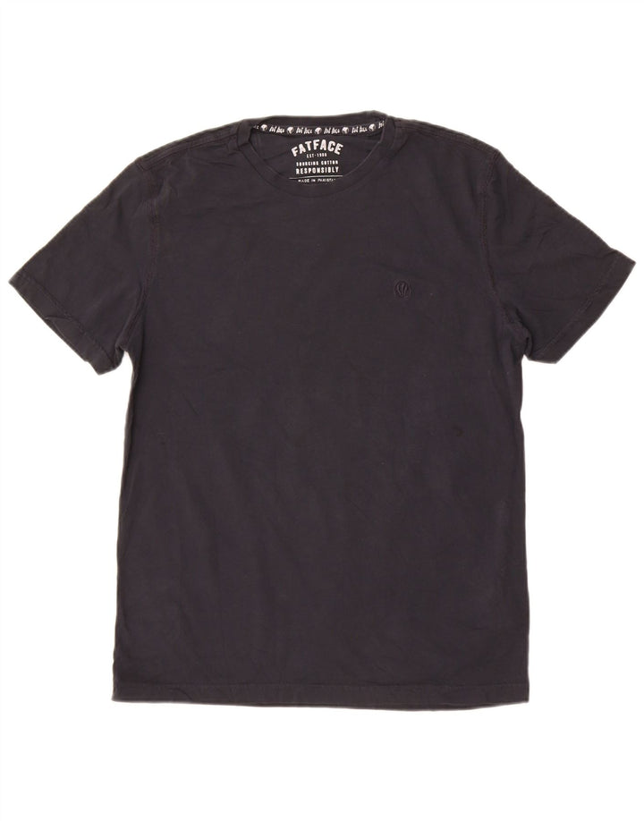 Fat Face T-Shirt Homme Haut Noir Moyen Coton