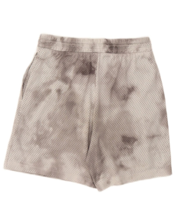 Nike Womens Sport Shorts UK 4 XS Grey Tie Dye