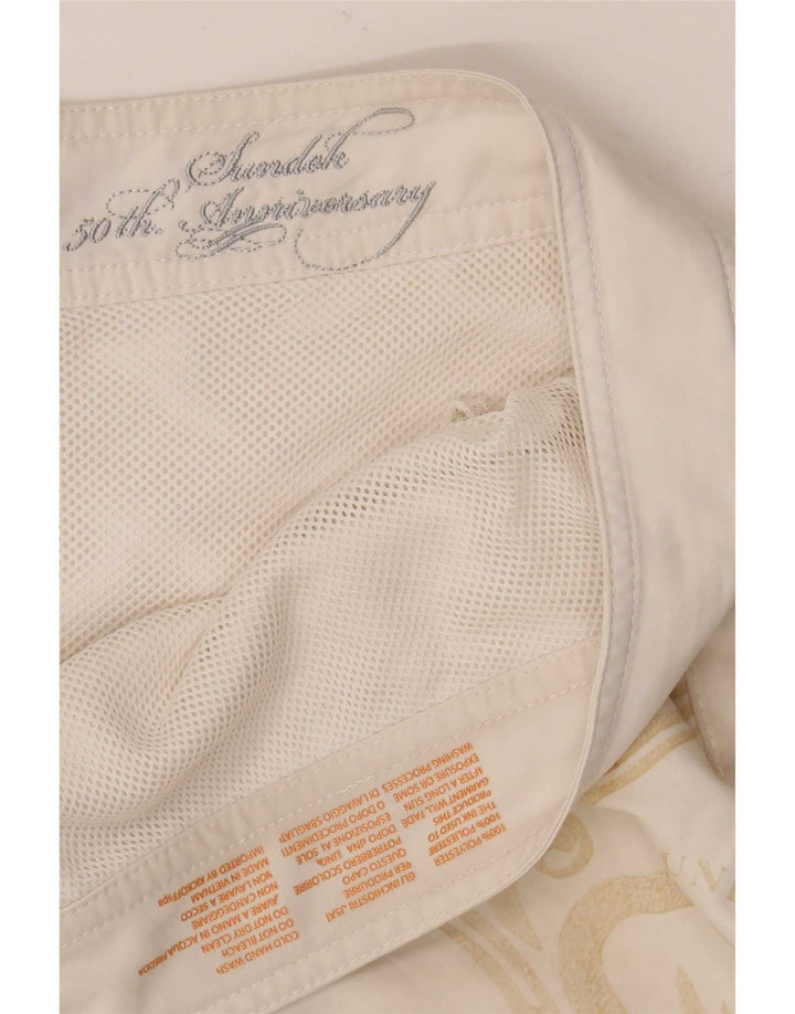 Sundek Short de bain graphique pour homme en polyester floral blanc