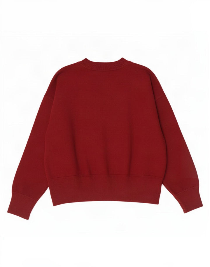 Zara Sweat-shirt pour femme UK 14 Viscose marron moyen