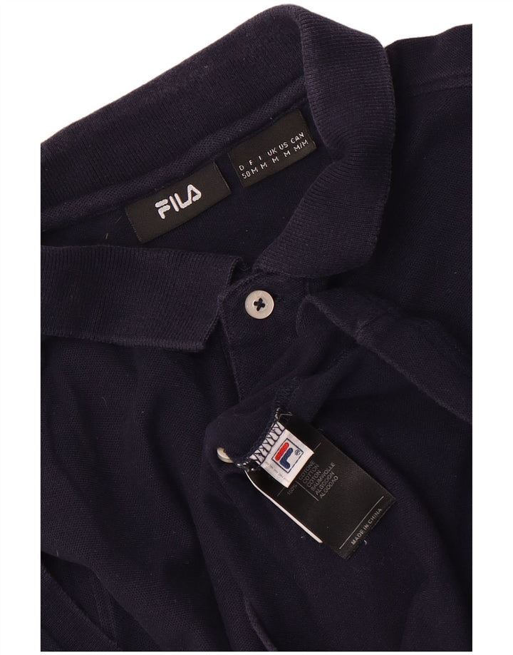 Fila Polo Homme Bleu Marine Moyen Coton