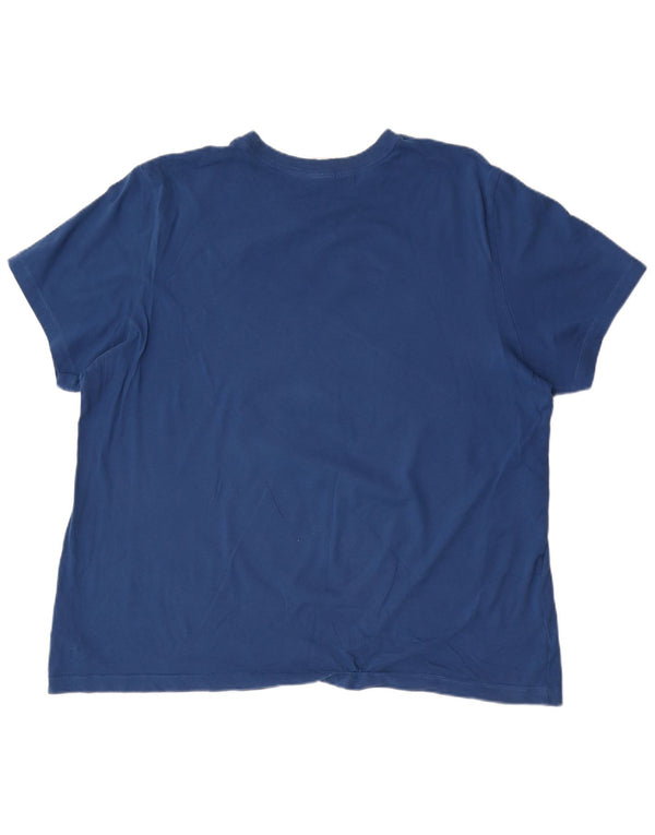 Nike T-shirt graphique pour homme en coton bleu 2XL