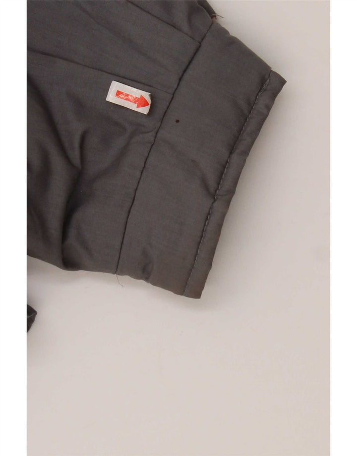 vintage Femmes Surdimensionné Militaire Bomber Jacket IT 48 XL Bleu Marine