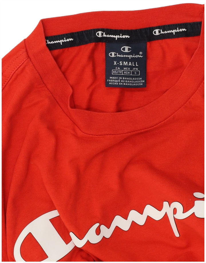 Champion T-Shirt Graphique Homme XS Rouge