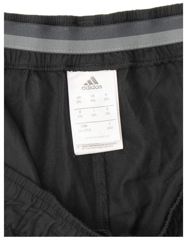 Adidas Short de sport pour homme 2XL Noir Polyester