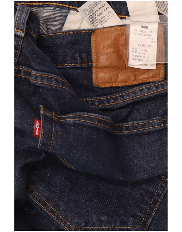 LEVI'S Jean Slim Fuselé 512 Homme W36 L26 Bleu Marine Coton