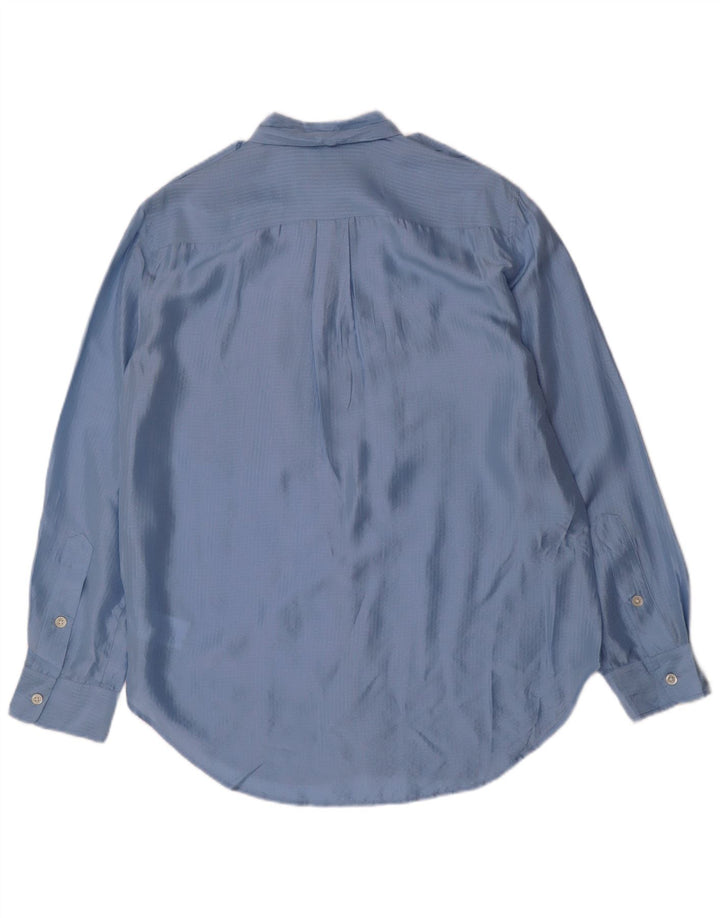 Polo Ralph Lauren Chemise militaire homme petit carreaux bleus en soie