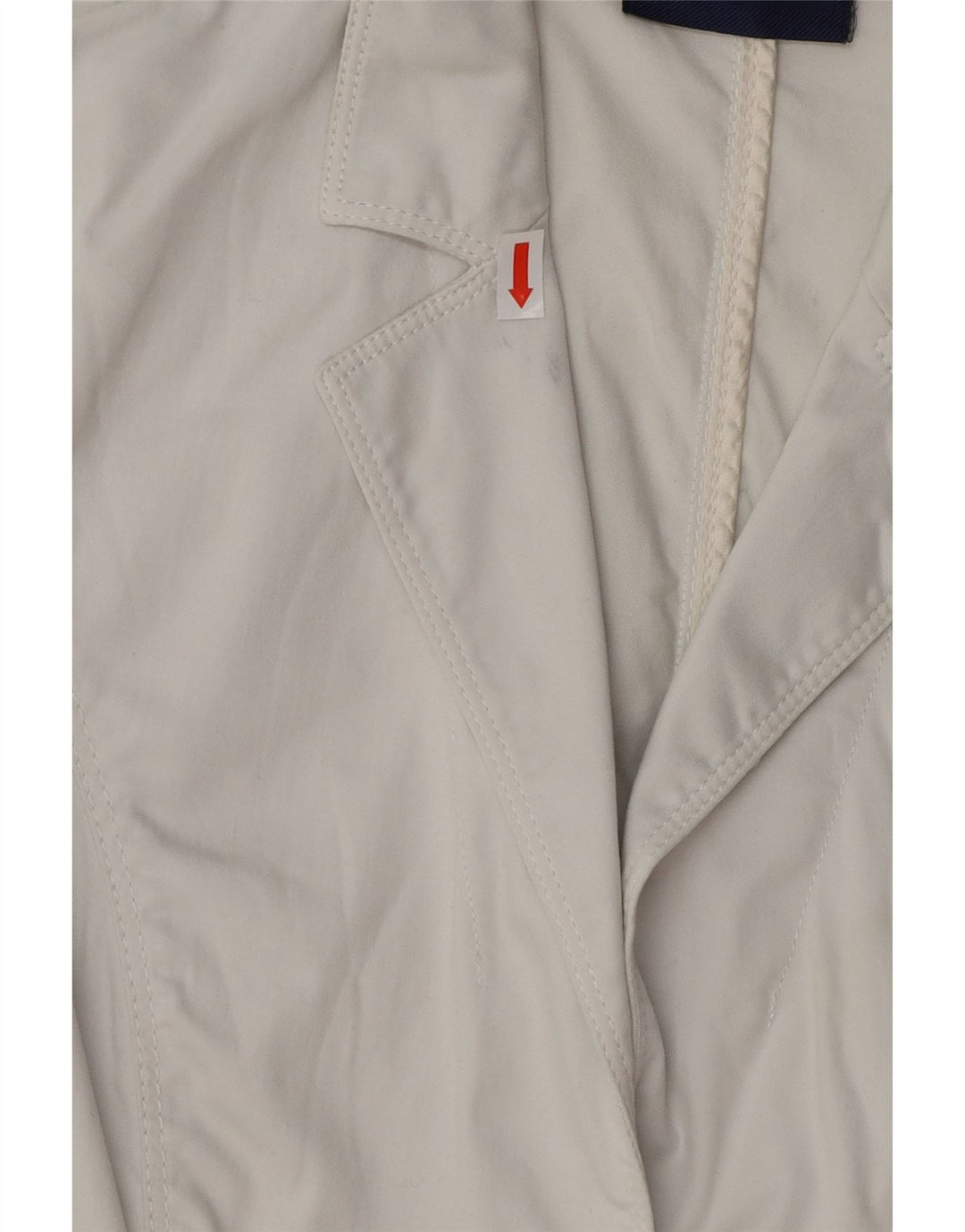 TRUSSARDI Veste Blazer 3 Boutons Femme IT 40 Petit Coton Blanc