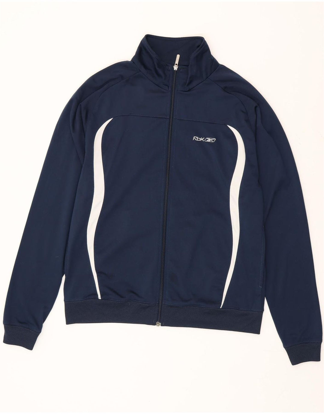 Reebok Veste de Survêtement Homme Petit Bleu Marine Colorblock Polyester