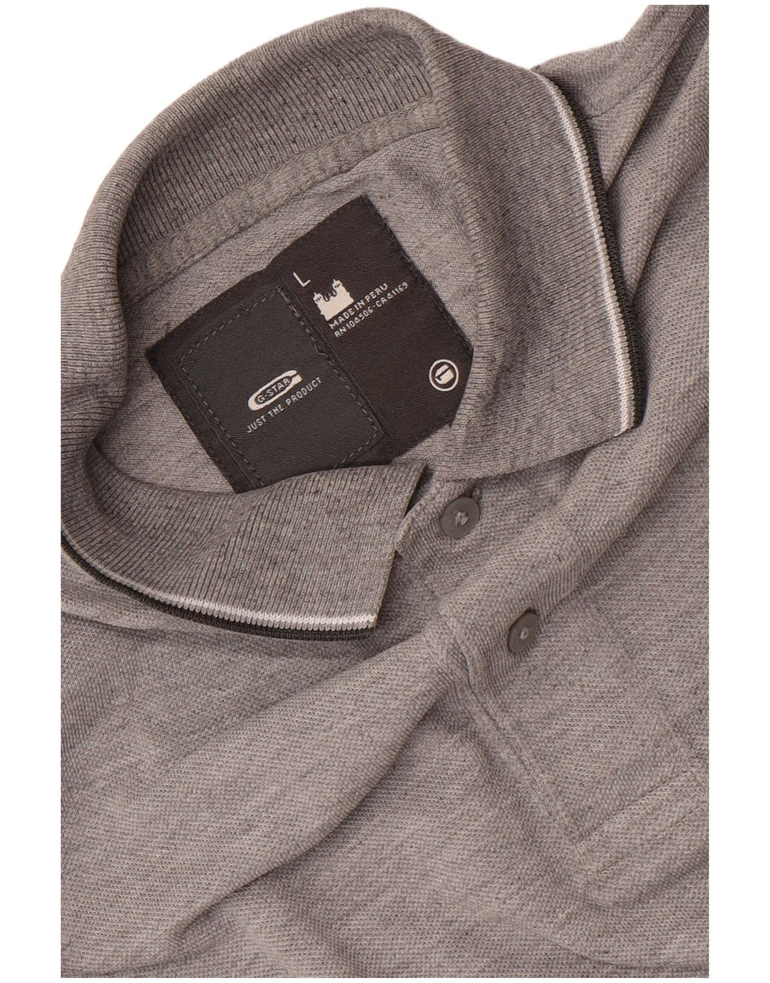 G-Star Polo Homme Large Gris Moucheté