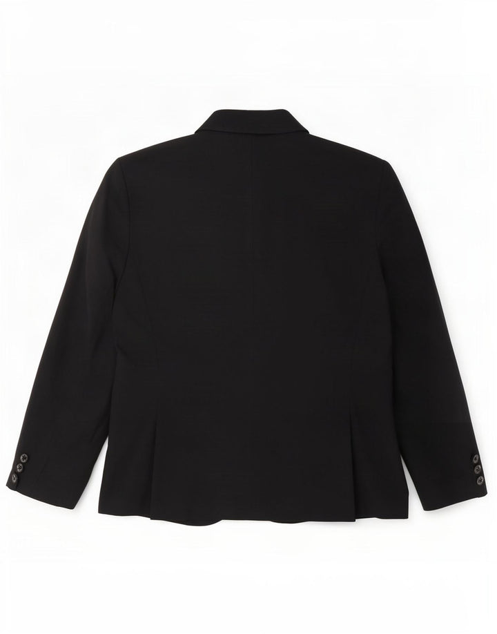 Marks & Spencer Veste Blazer Ouverte Femme UK 16 Large Bleu Marine Polyester