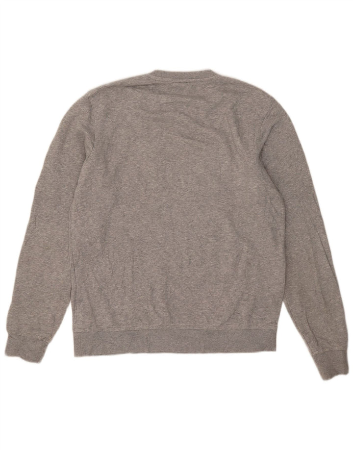 Nike Sweat-shirt pour homme en coton moucheté Gris Taille L