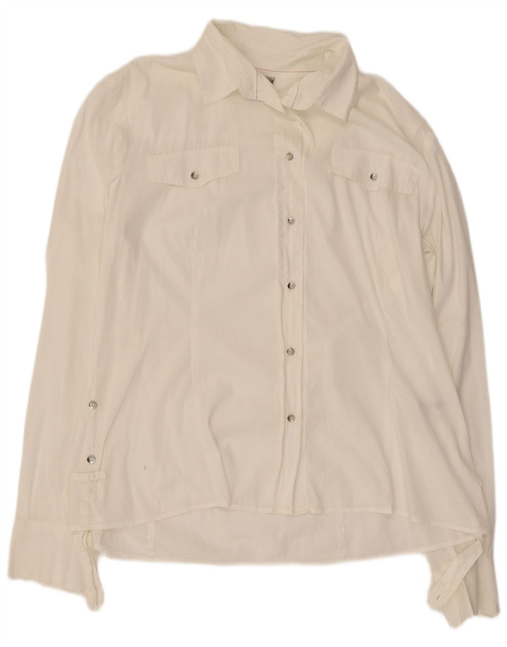 Murphy & Nye Chemisier pour femme UK 16 Grand coton blanc