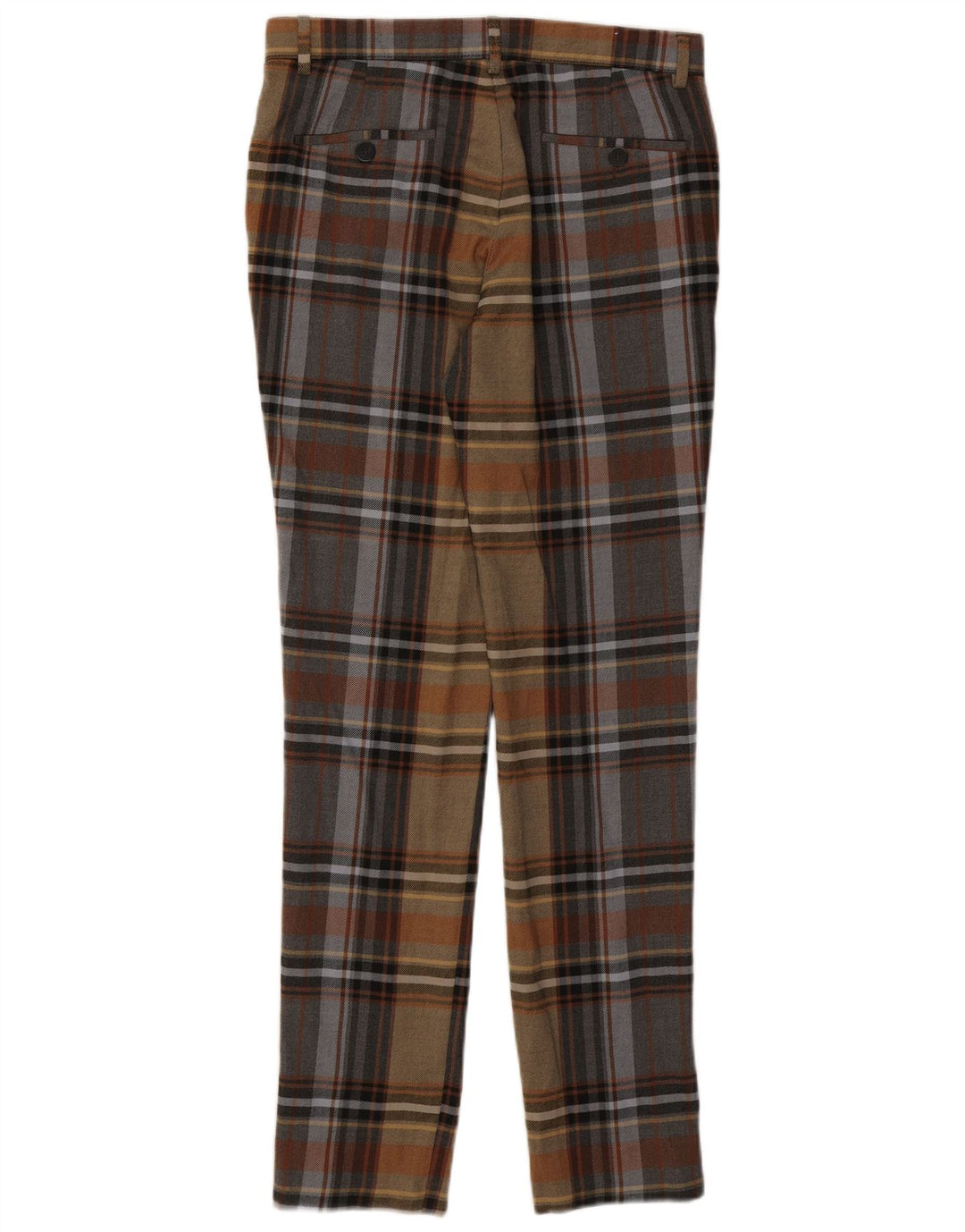 Zara Pantalon Chino Slim Homme EU 40 Medium W31 L33 Plaid Multicolore
