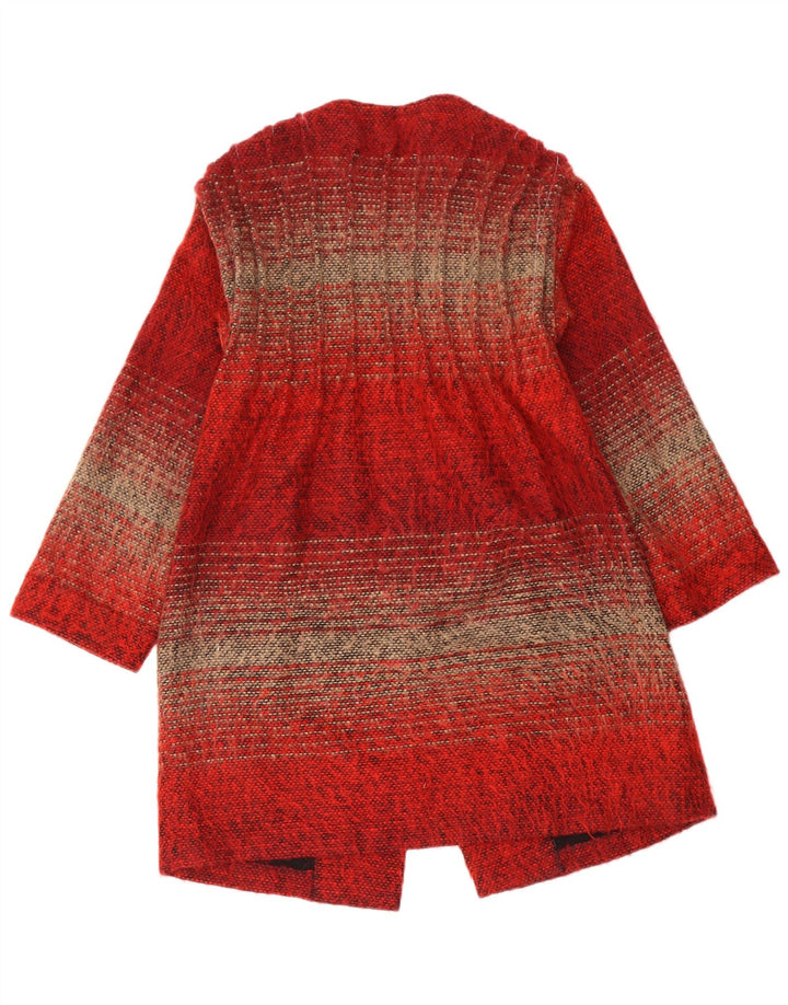 Avoca Pardessus Femme UK 4 XS Acrylique Rayé Rouge
