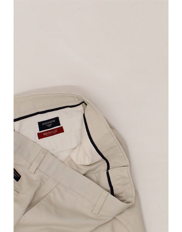 DOCKERS Pantalon Chino Droit Homme W34 L32 Beige
