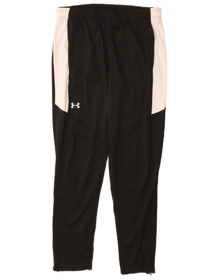 Under Armour Pantalon de survêtement garçon 9-10 ans Noir moyen colour block