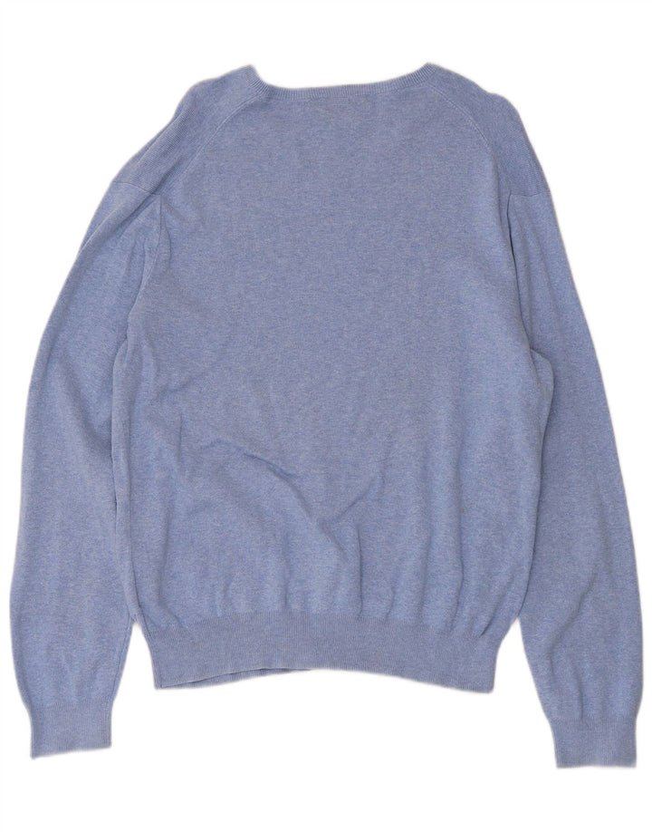 Polo Ralph Lauren Pull Col V Homme Bleu Moyen