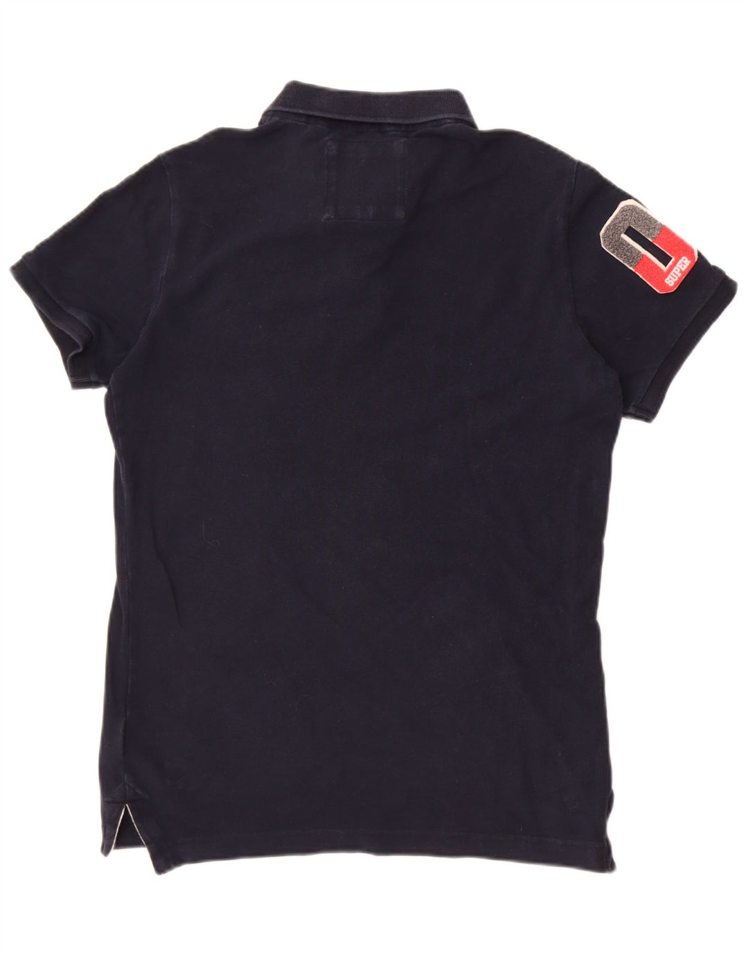 Superdry Polo Graphique Homme Petit Bleu Marine Coton