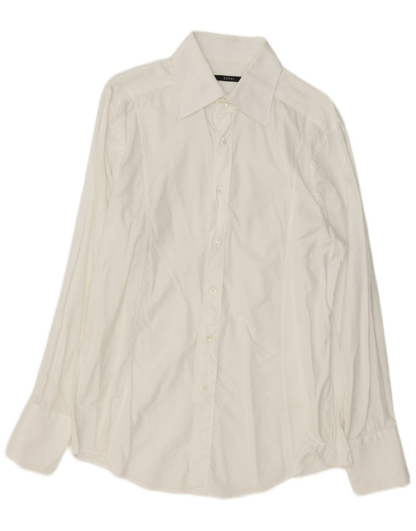 Gucci Chemise Homme Taille 44 17 1/2 XL Coton Blanc
