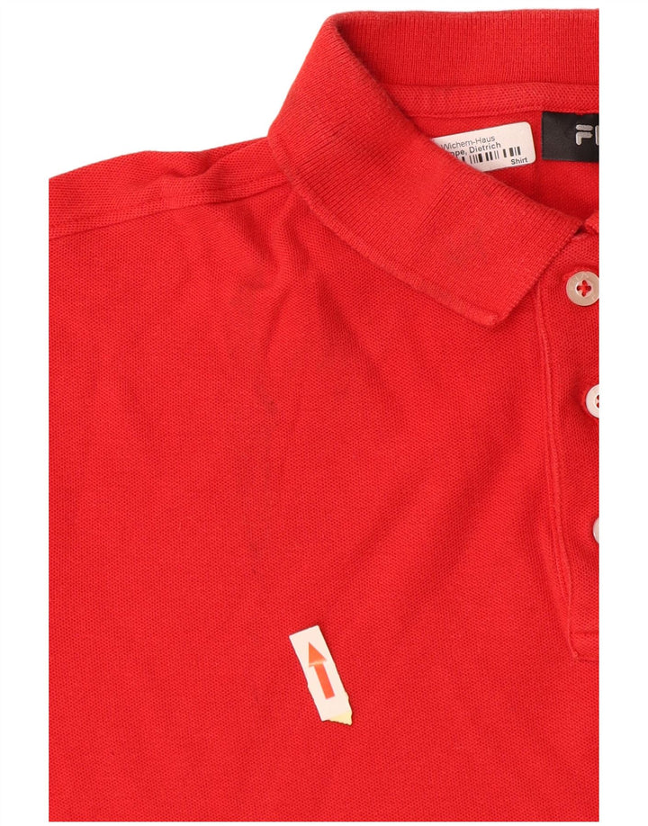 FILA Polo Homme Grand Rouge Coton