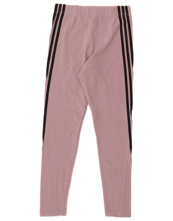 ADIDAS Pantalon de survêtement ajusté pour femme UK 12/14 Rose moyen