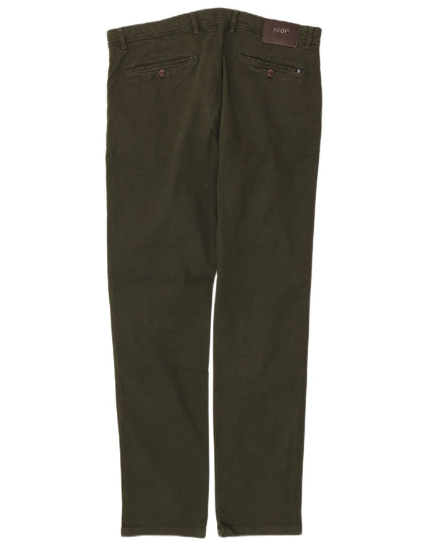 JOOP Pantalon Chino Slim Coupe Moderne Homme W34 L34 Vert Coton