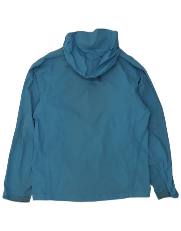 Patagonia Veste de pluie à capuche pour homme UK 38 Medium Blue Nylon