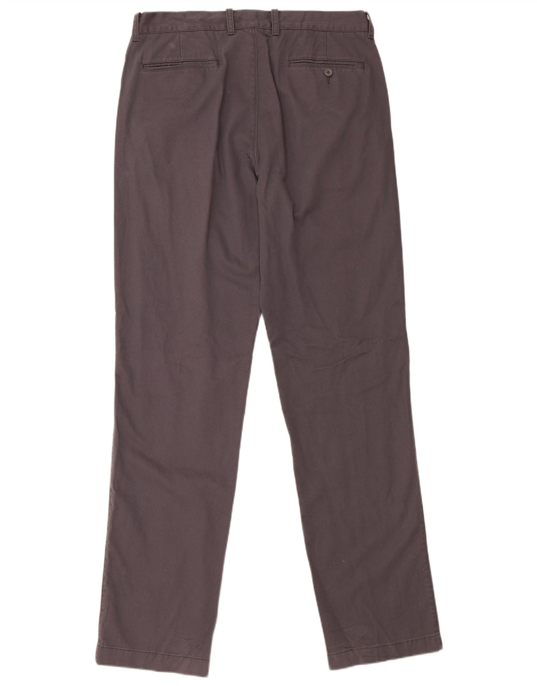 J. CREW Pantalon Chino Droit The Bleecker Homme W34 L36 Gris Coton