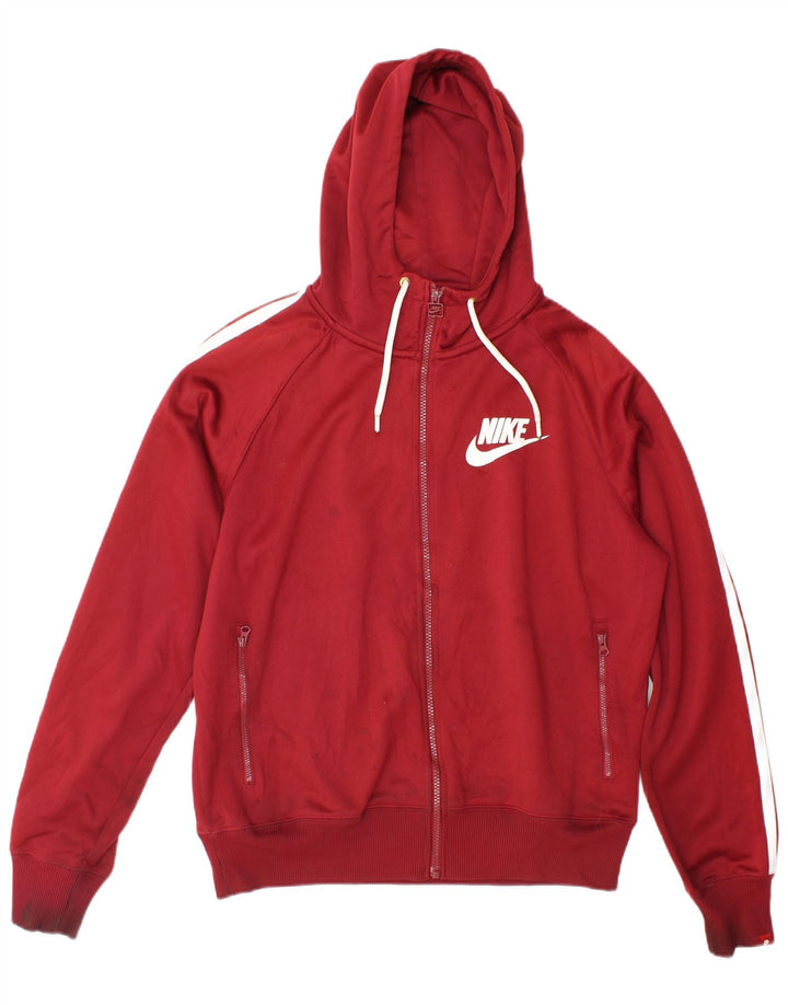 Nike Veste de survêtement pour homme en polyester bordeaux moyen