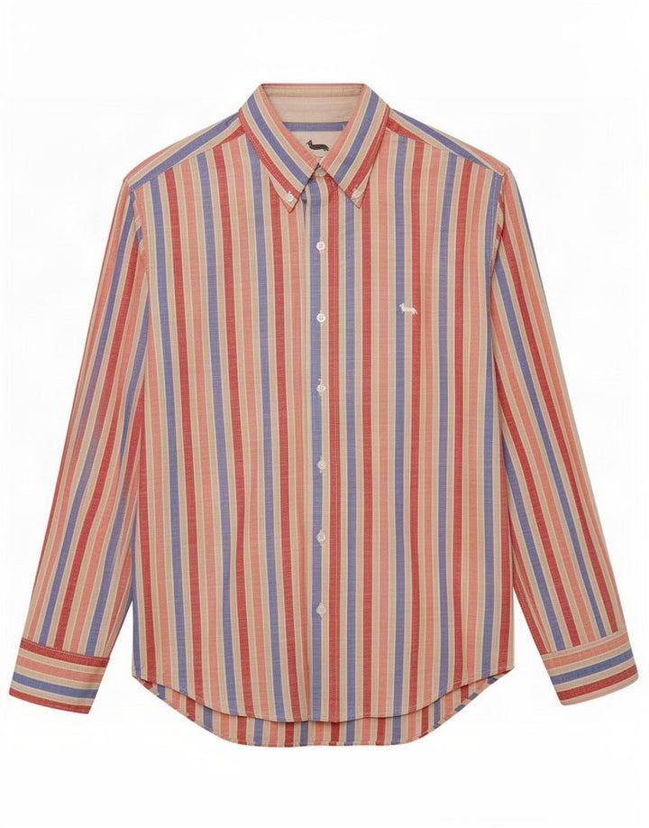 Harmont & Blaine Chemise Homme Large Coton Rayé Multicolore