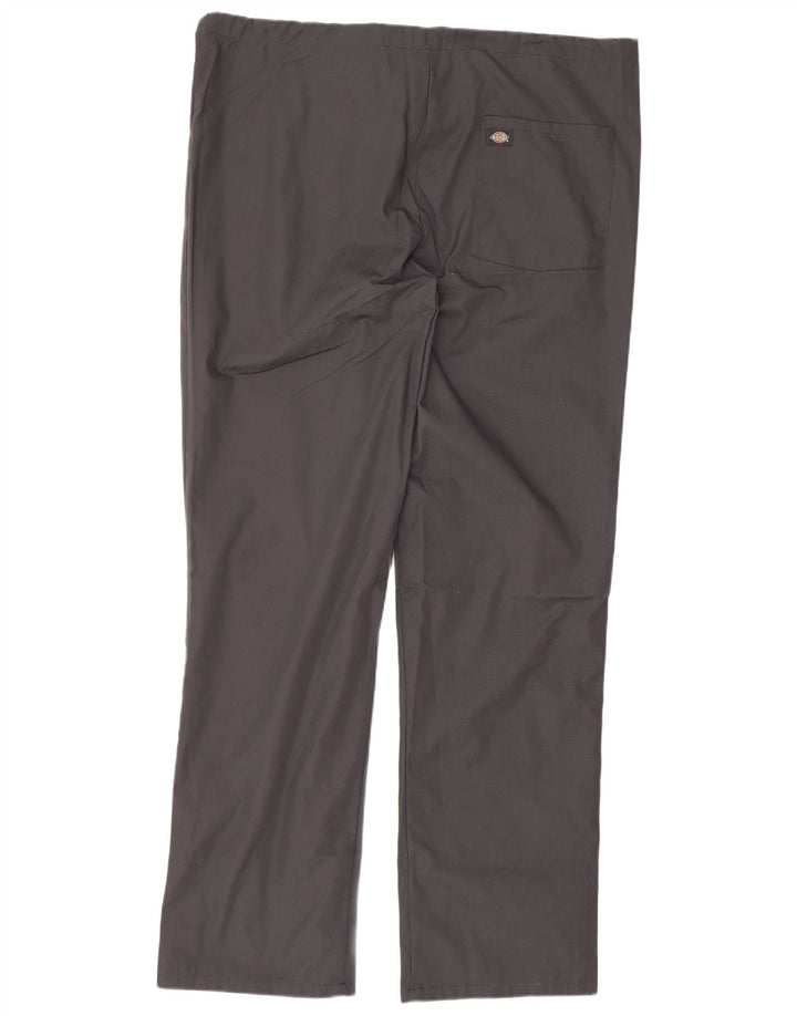 Dickies Pantalon décontracté droit pour homme Medium W38 L30 Gris Polyester