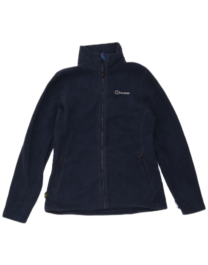 Berghaus Veste Polaire Femme UK 14 Large Bleu Marine Polyester