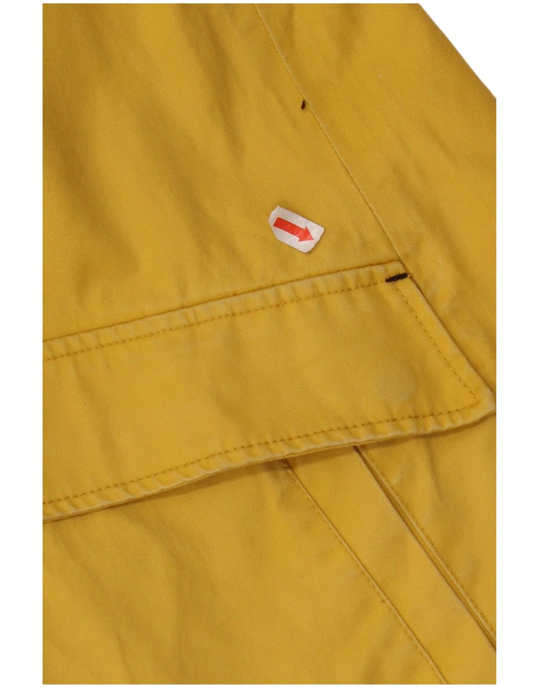 JOULES Veste de pluie à capuche pour femme UK 8 Small Jaune Coton