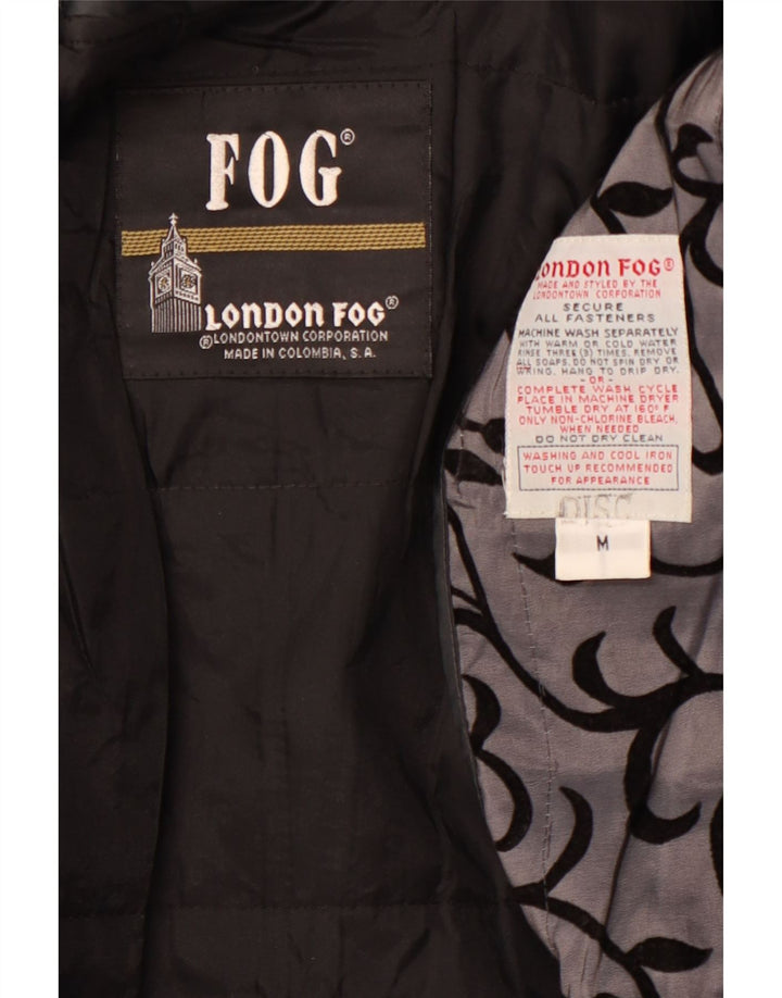 LONDON FOG Veste coupe-vent surdimensionnée pour femme UK 14 Gris moyen floral