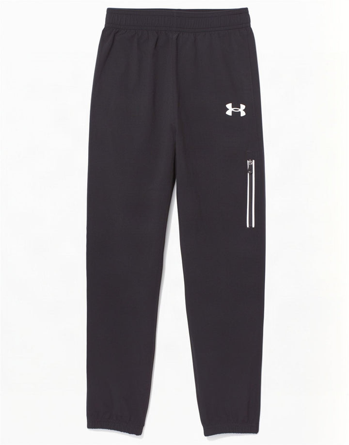 Under Armour Pantalon de Survêtement Garçon 6-7 ans Noir Polyester