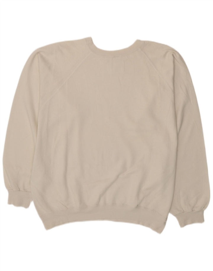 Champion Sweat-Shirt Graphique Homme XL Coton Blanc