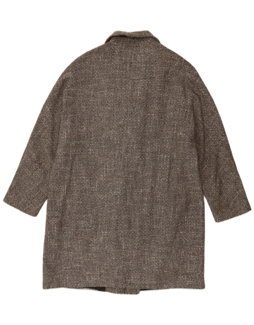 Massimo Dutti Manteau croisé pour femme UK 16 Grand chevrons gris